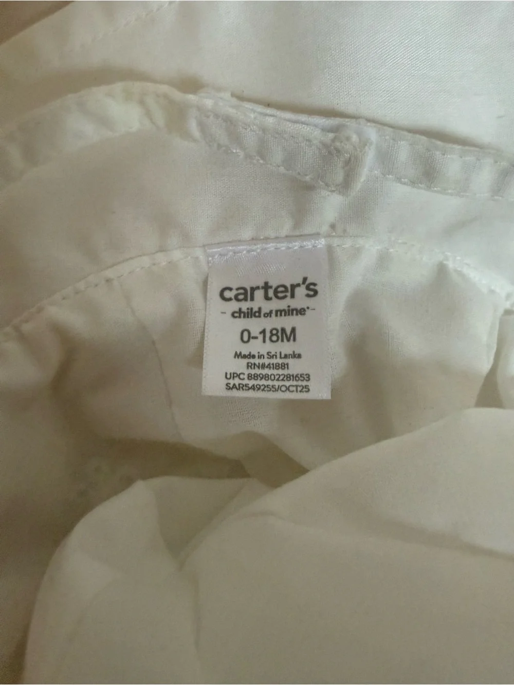 Carter’s White Eyelet Bucket Hat